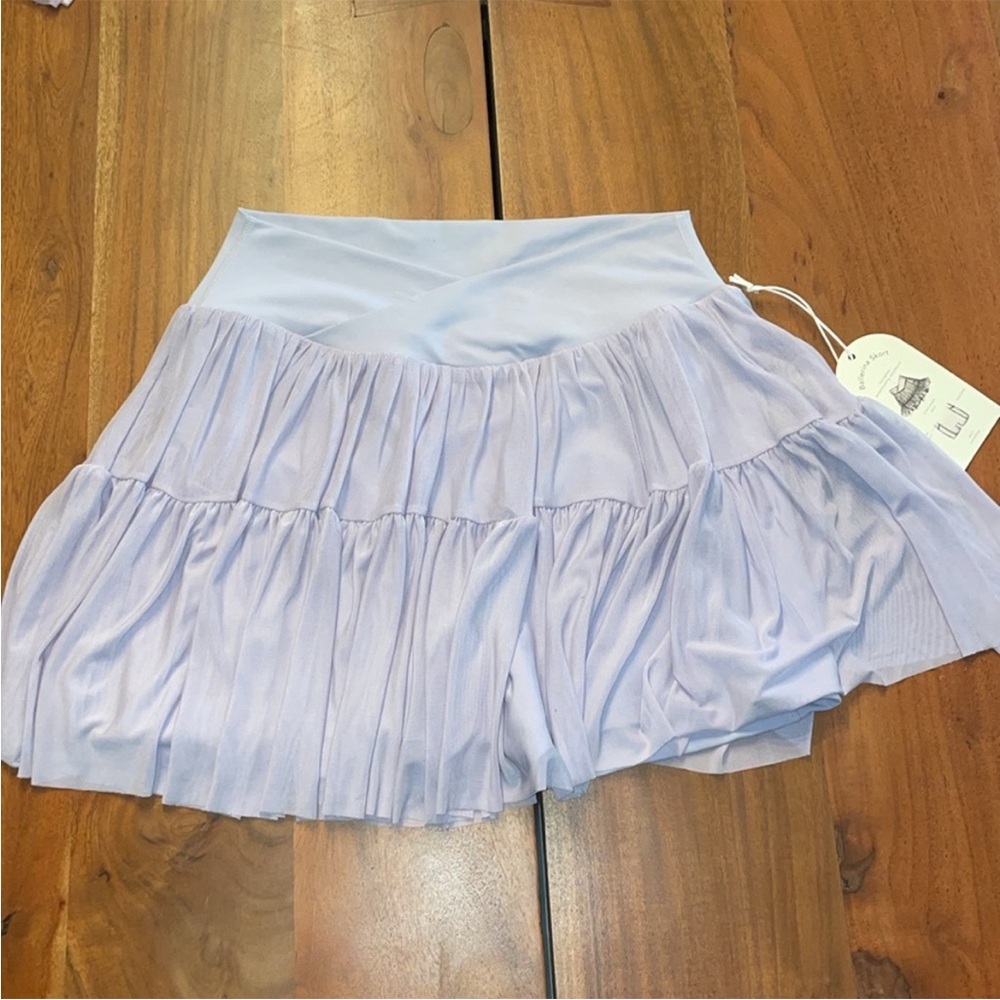 Blogilates Women's Ballerina Skort Lavender Size Large NWT